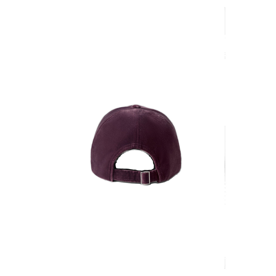 ALO Velvet Off-Duty Cap - Rich Bordeaux