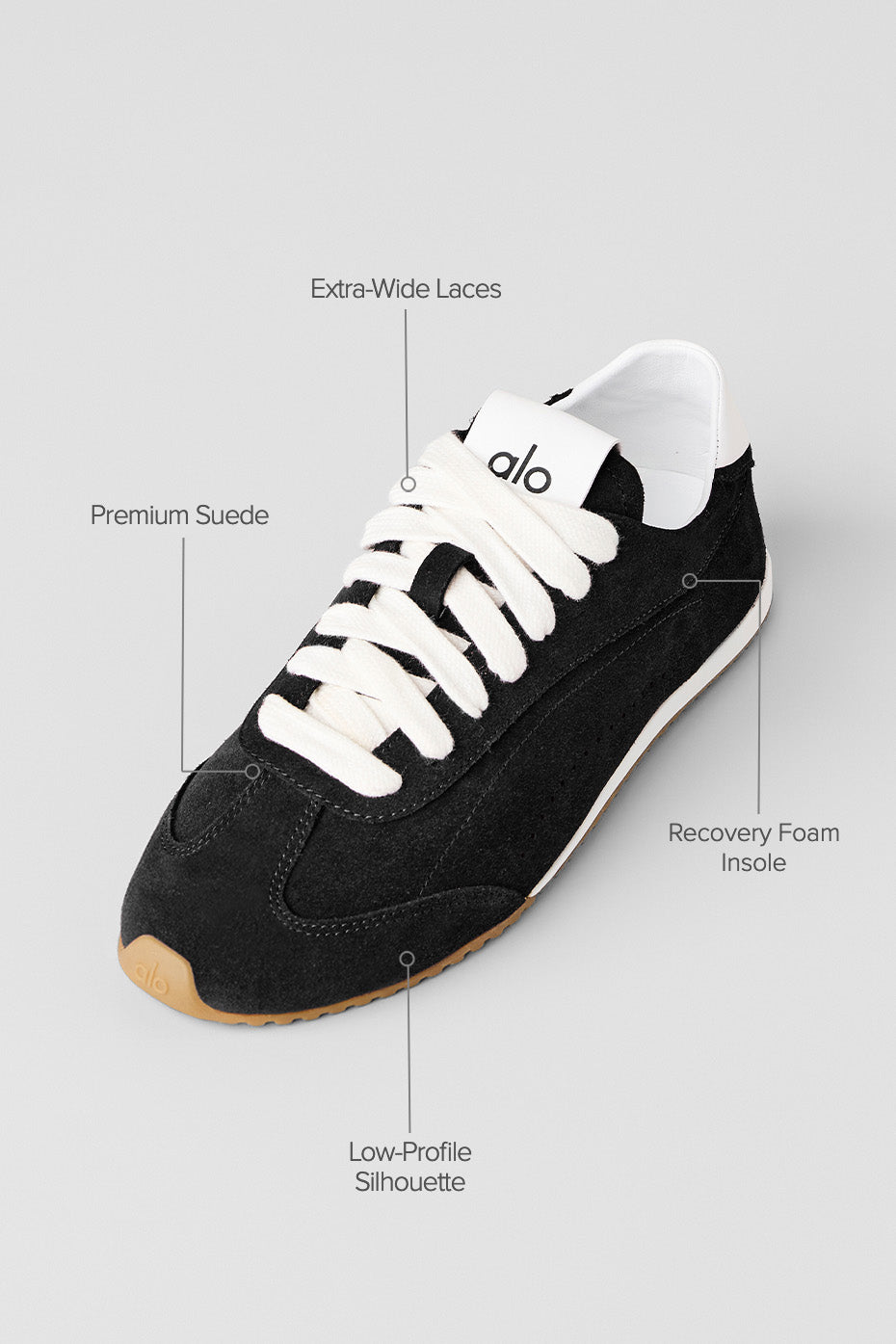 alo ALO Sunset Sneaker - Black
