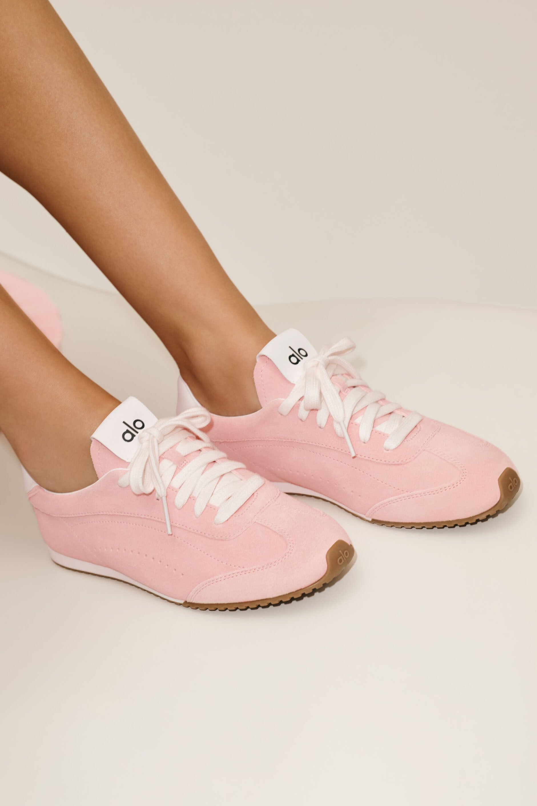 alo ALO Sunset Sneaker - Sundrenched Pink
