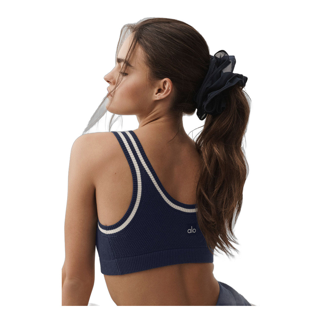 alo Mesh Sweet Nothing Oversize Scrunchie - Navy