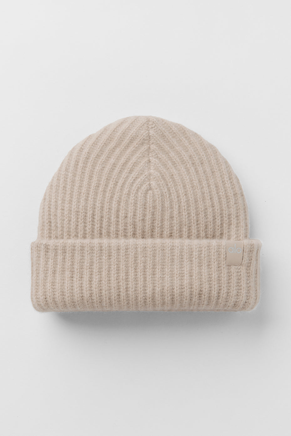 alo Courchevel Cashmere Beanie - Oat Heather