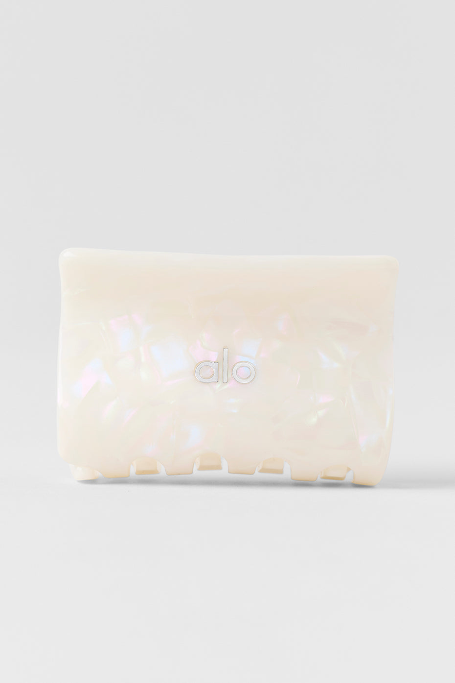 alo Effortless Claw Clip - White Pearl