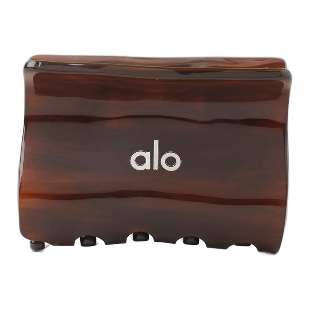 alo Effortless Claw Clip - Brown Tortoise
