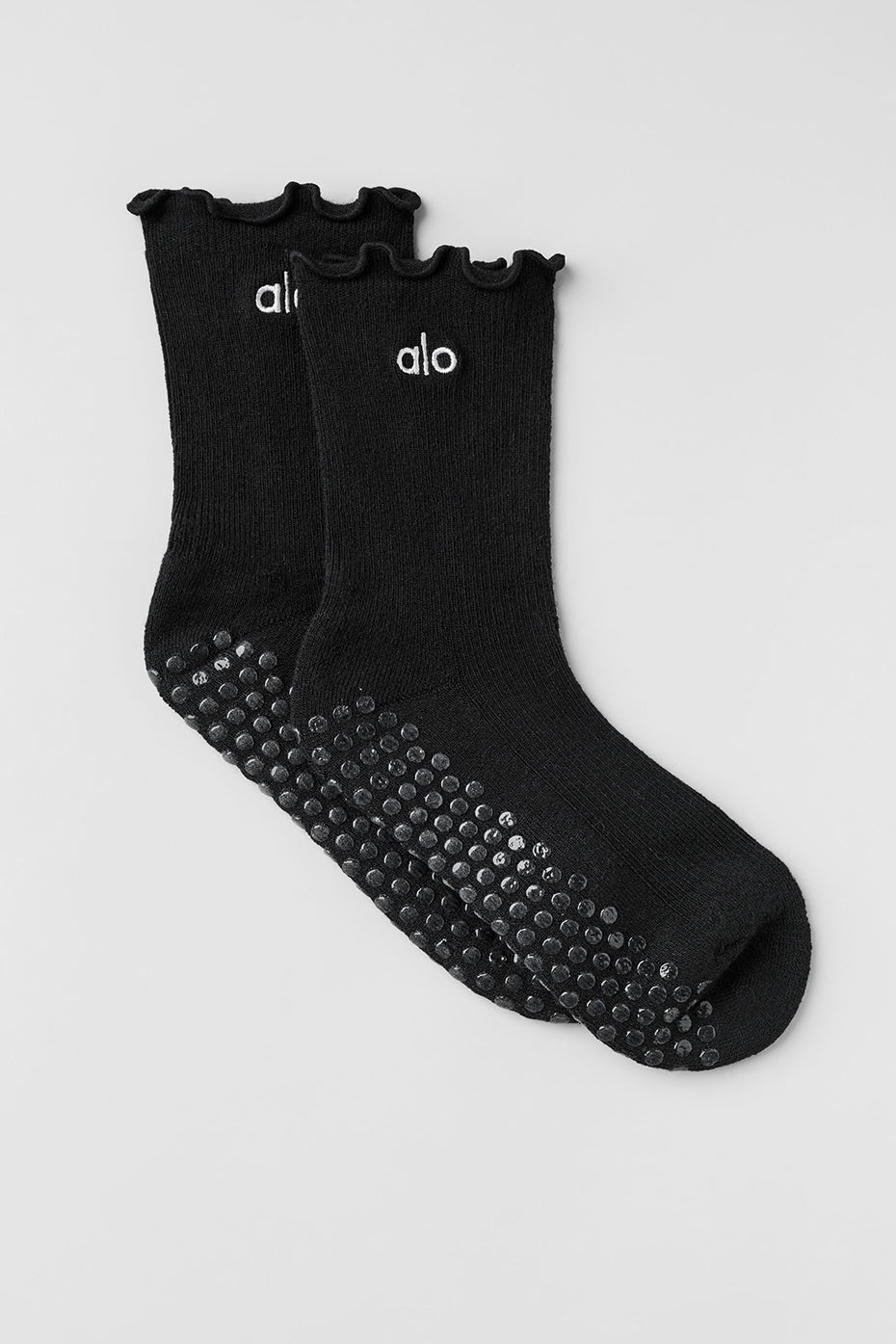 alo Lettuce Edge Grip Sock - Black