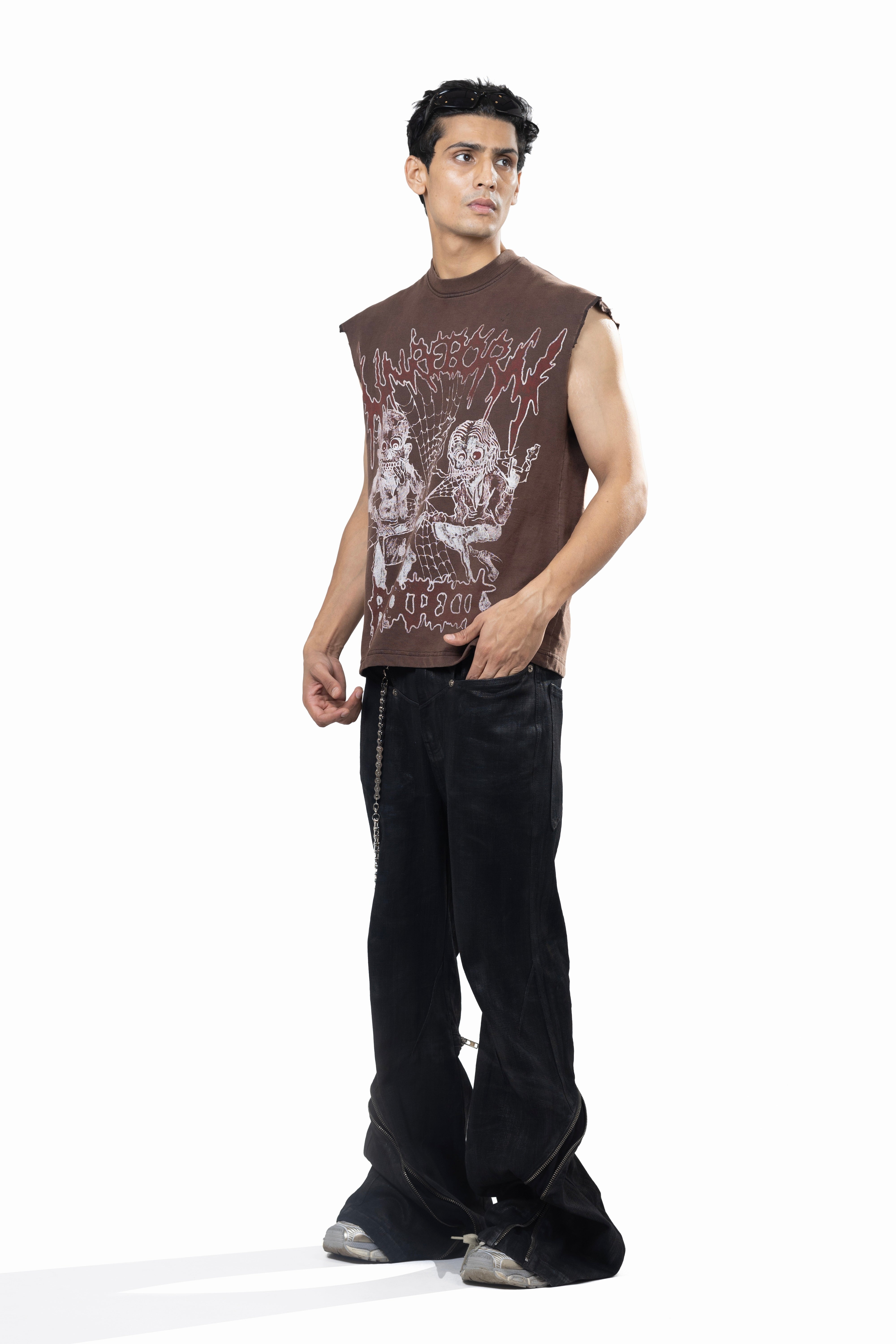 Unreborn Summer Tour Tank Brown