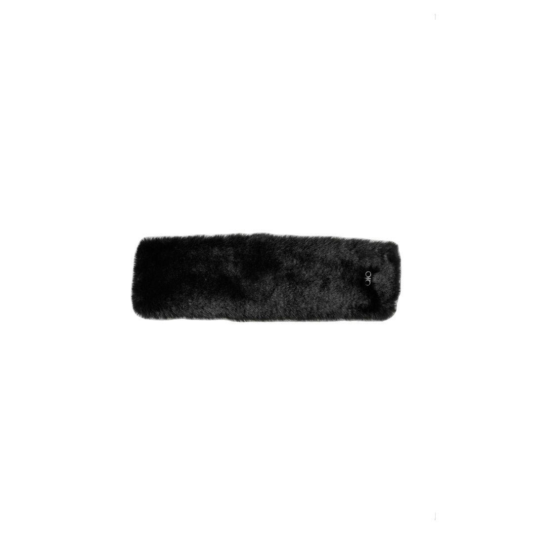 ALO Amore Faux Fur Earwarmer - Black