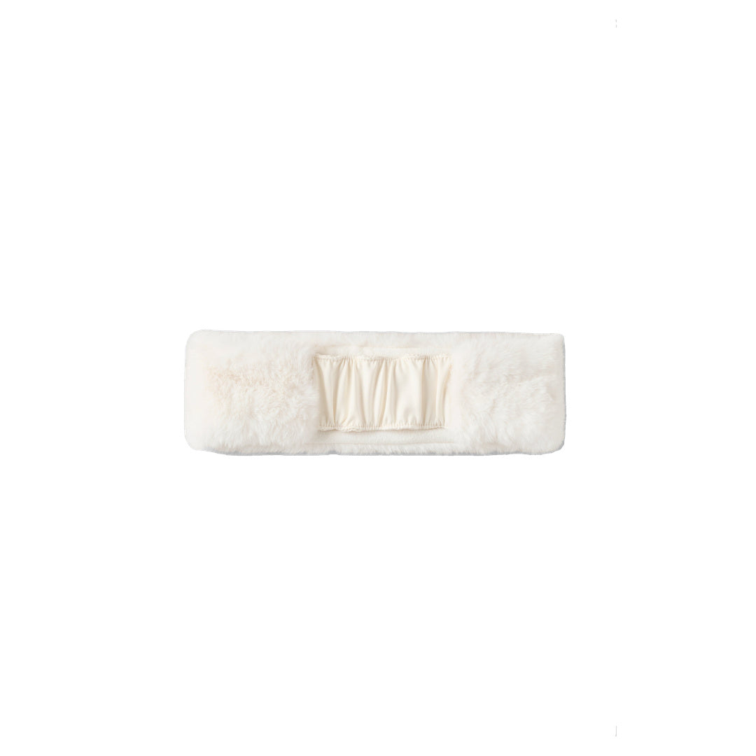 ALO Amore Faux Fur Earwarmer - Ivory