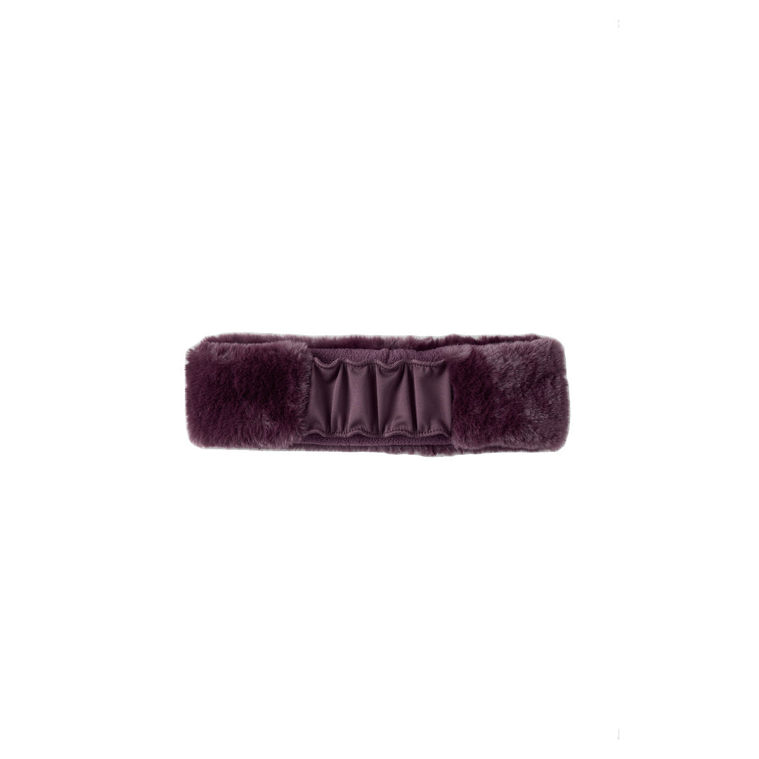 ALO Amore Faux Fur Earwarmer - Rich Bordeaux