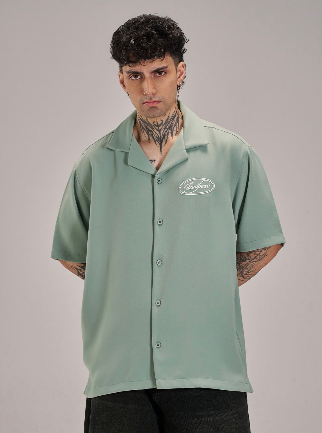 Signature Bowling Shirt Mint
