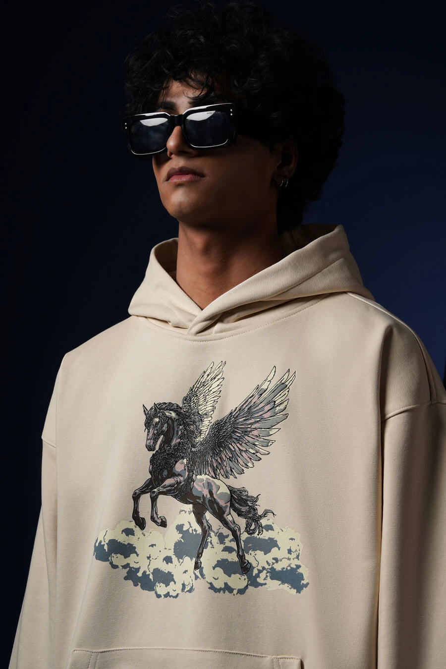 PEGASUS HOODIE TINTED BEIGE