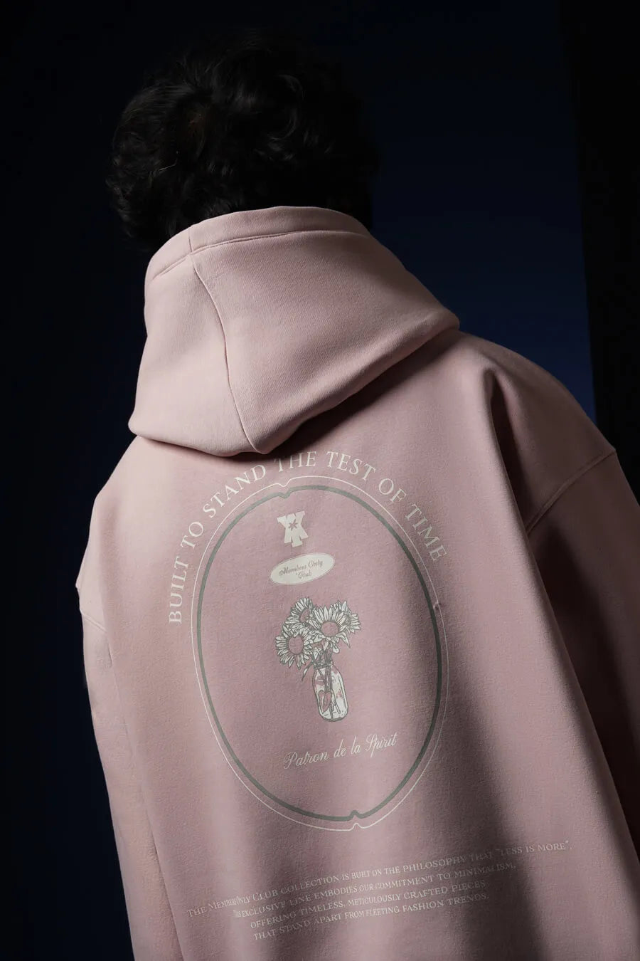 MEMBERS ONLY CLUB - HEIRLOOM SAMLON PINK HOODIE