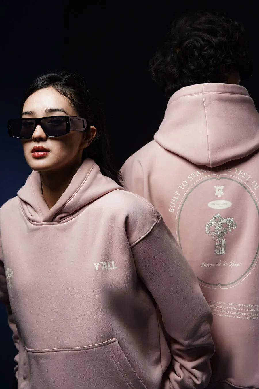 MEMBERS ONLY CLUB - HEIRLOOM SAMLON PINK HOODIE