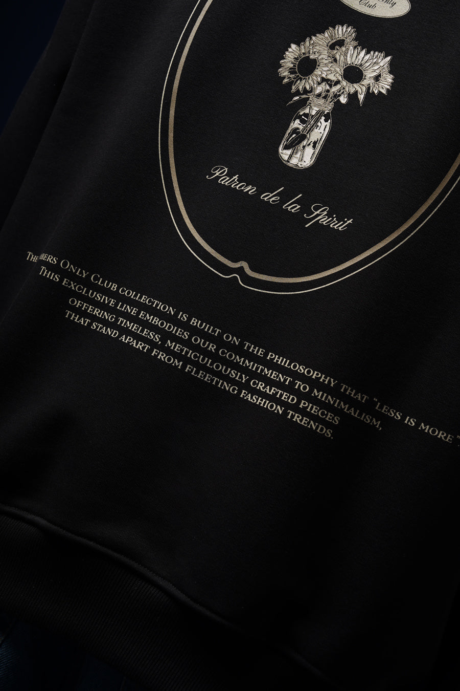 MEMBERS ONLY CLUB – HEIRLOOM BLACK HOODIE