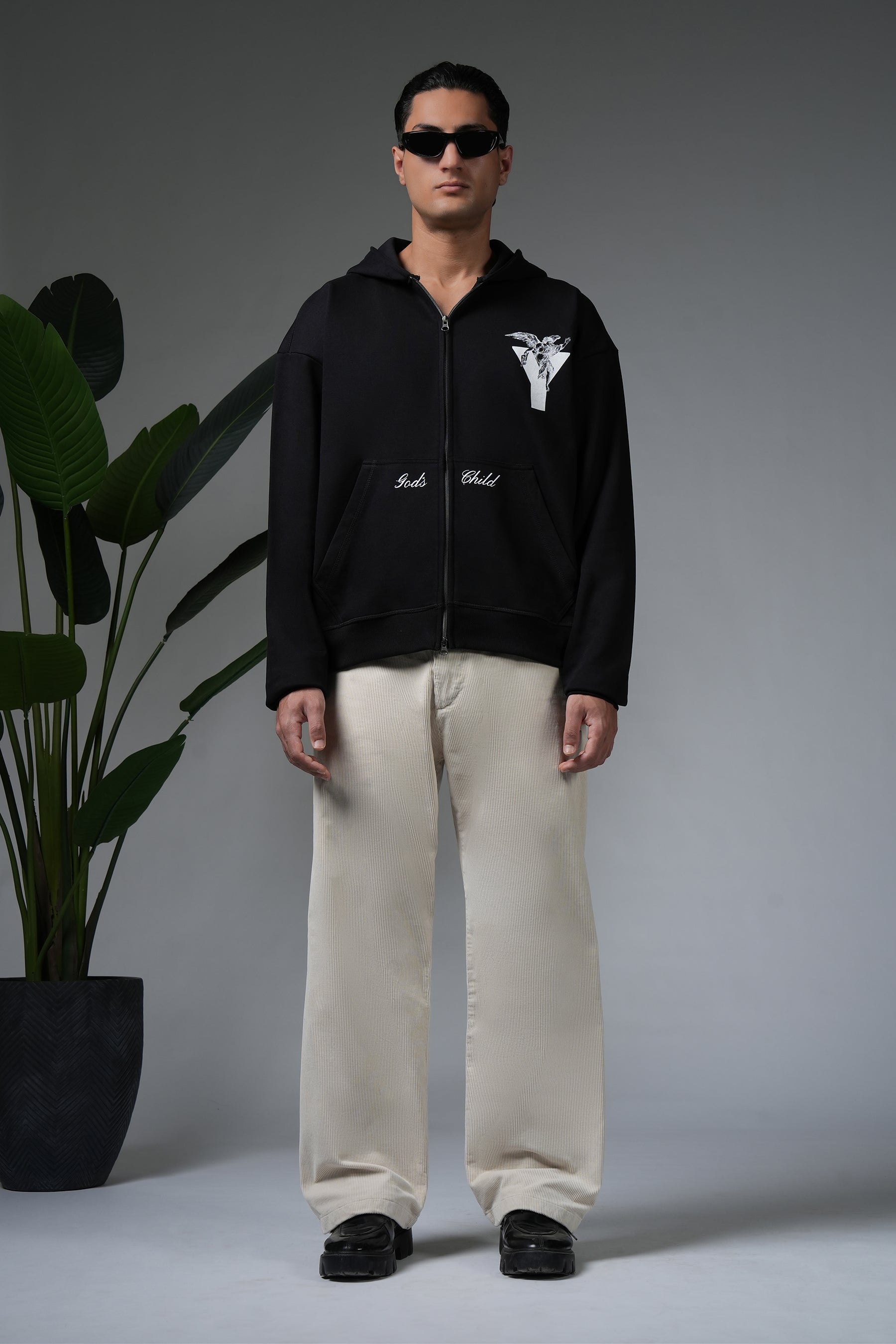 MIRACLE -Black Zip UP