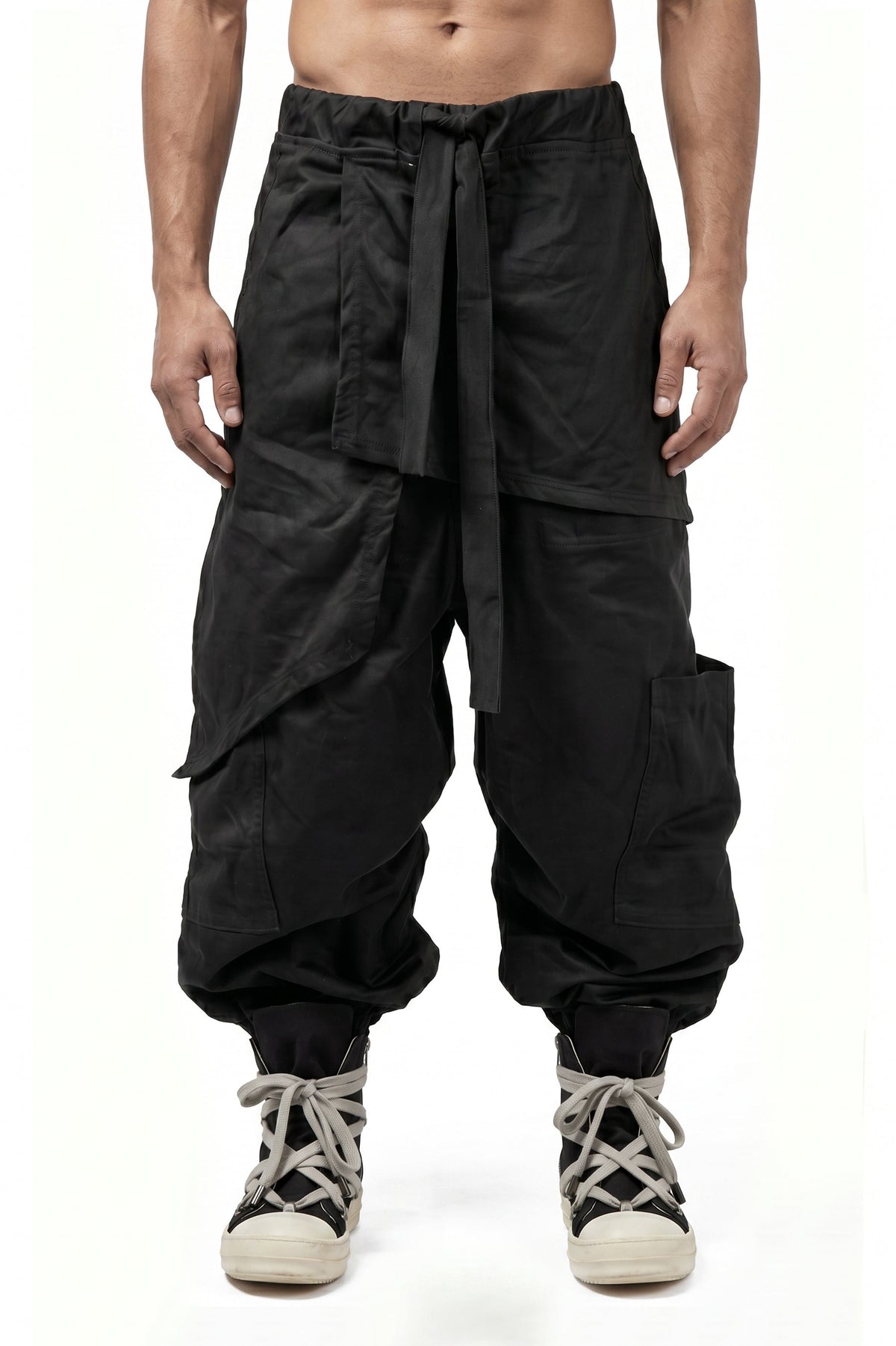Asymmetric Aghoor Pants
