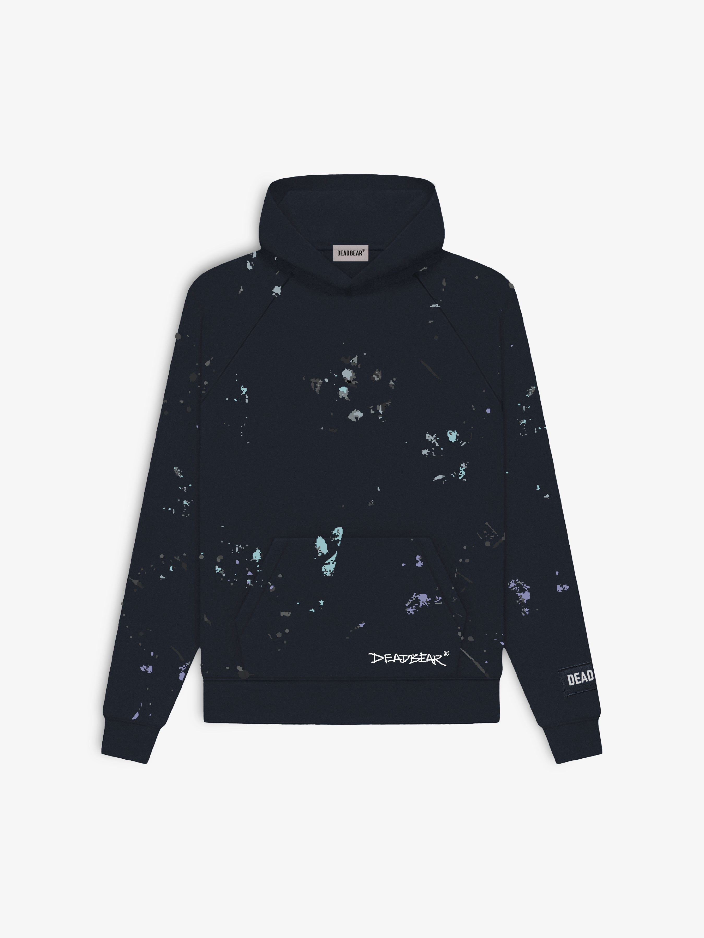 Grumpy Bear Hoodie Navy