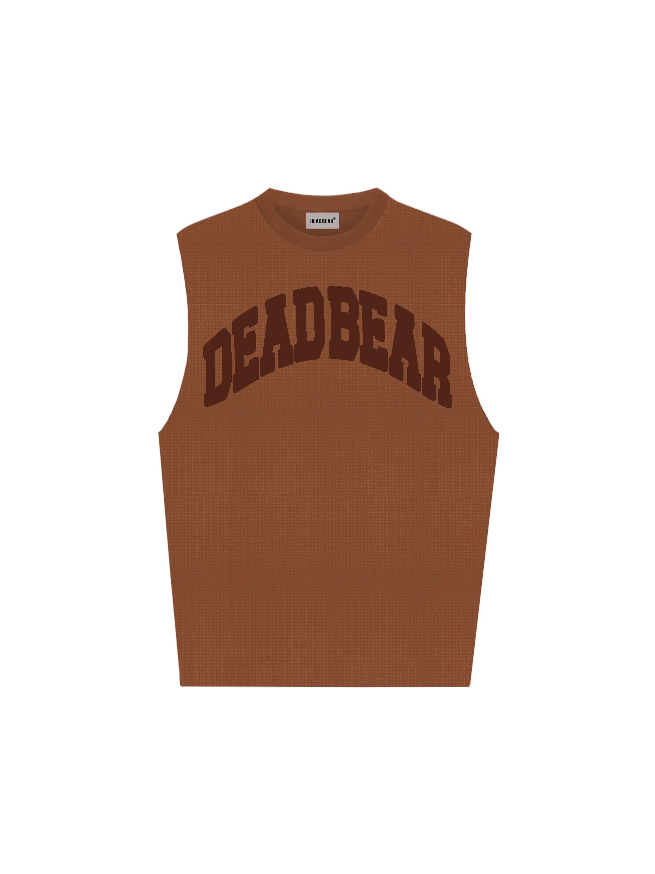 Waffle Tank Brown