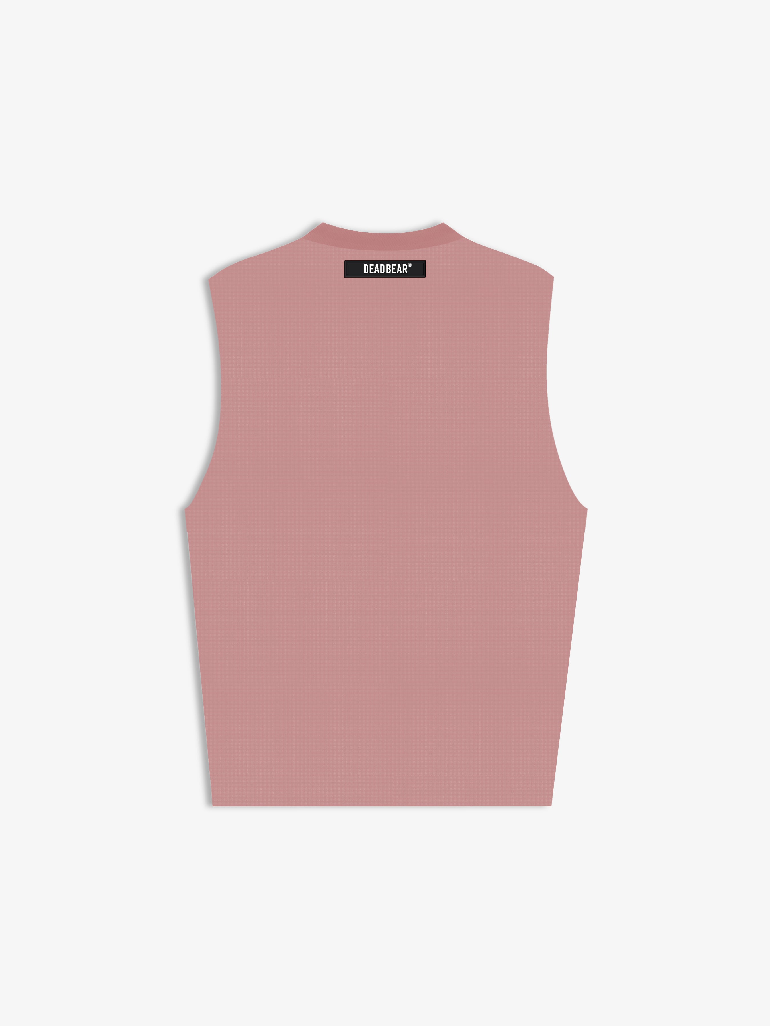 Waffle Tank Pink