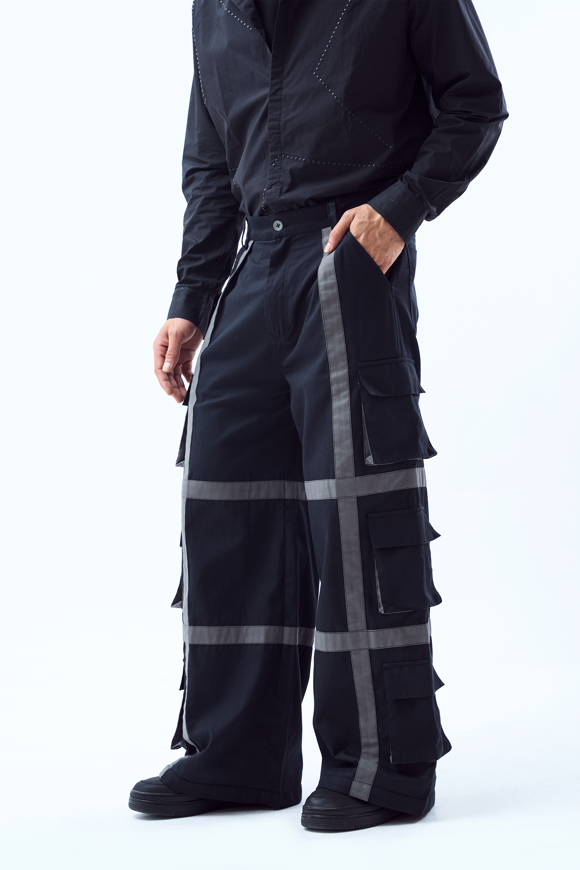 Midnight Pleated Pants