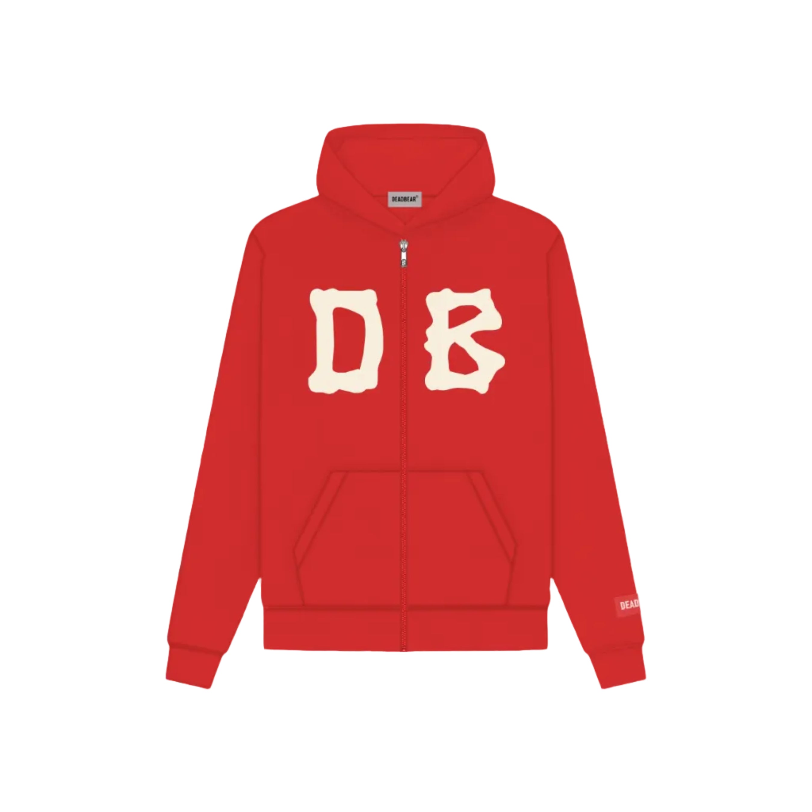 Bone Zipper Red