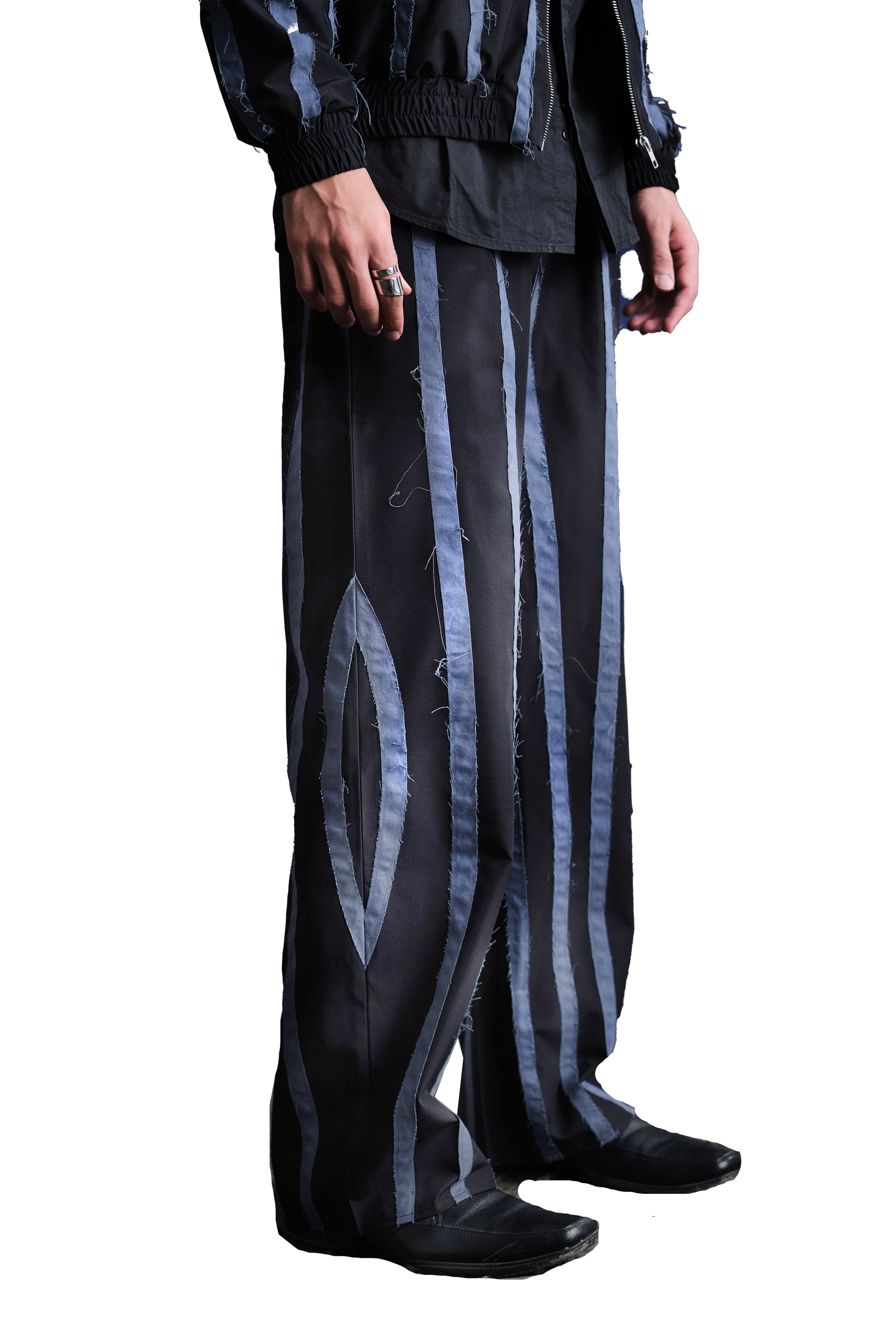 Rifted Stripe Pants