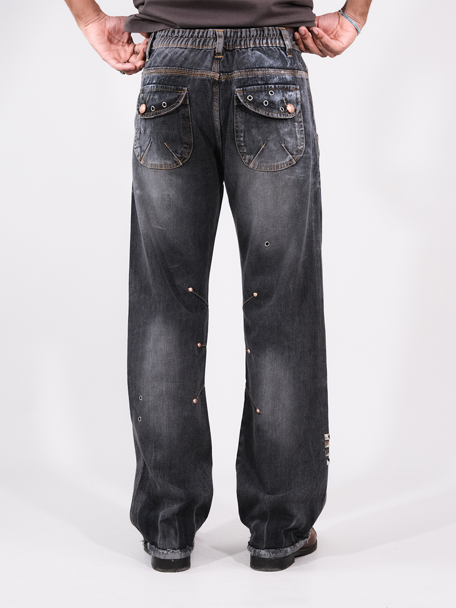 Darts Flared Masti - Grey - RTW
