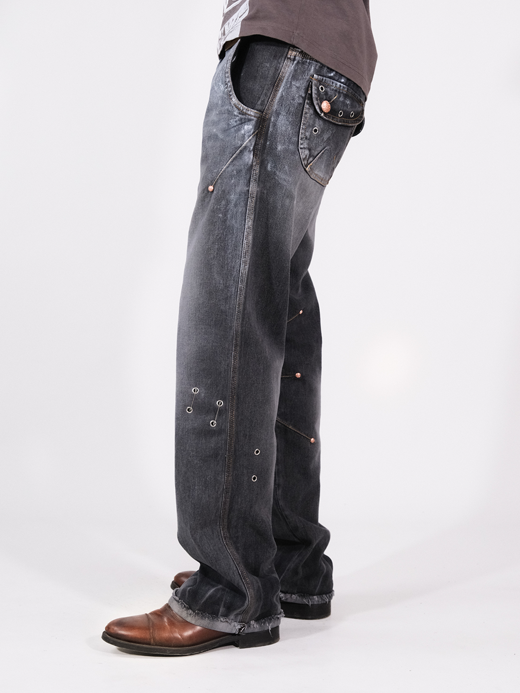 Darts Flared Masti - Grey - RTW