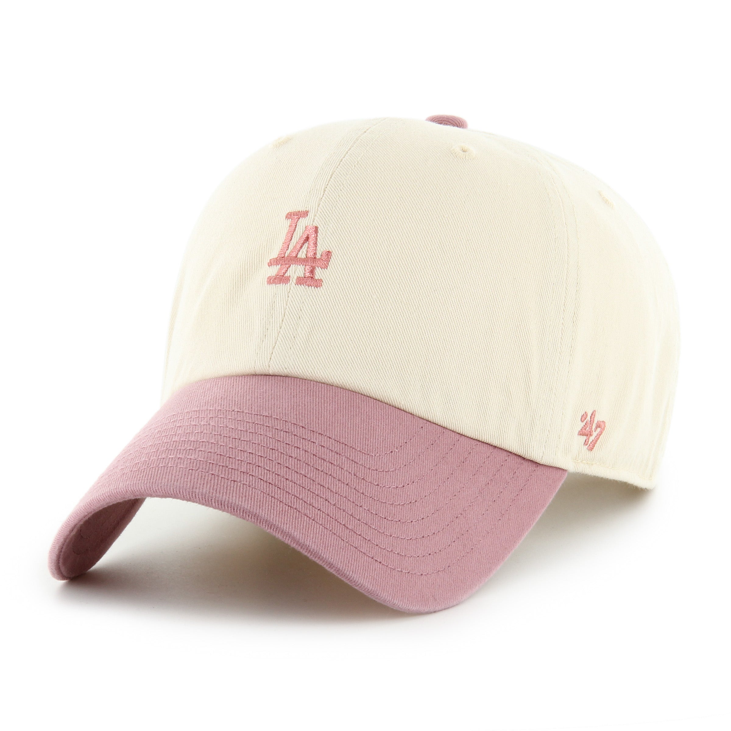 LA Dodgers Base Runner TT ’47 CLEAN UP Beige Cap