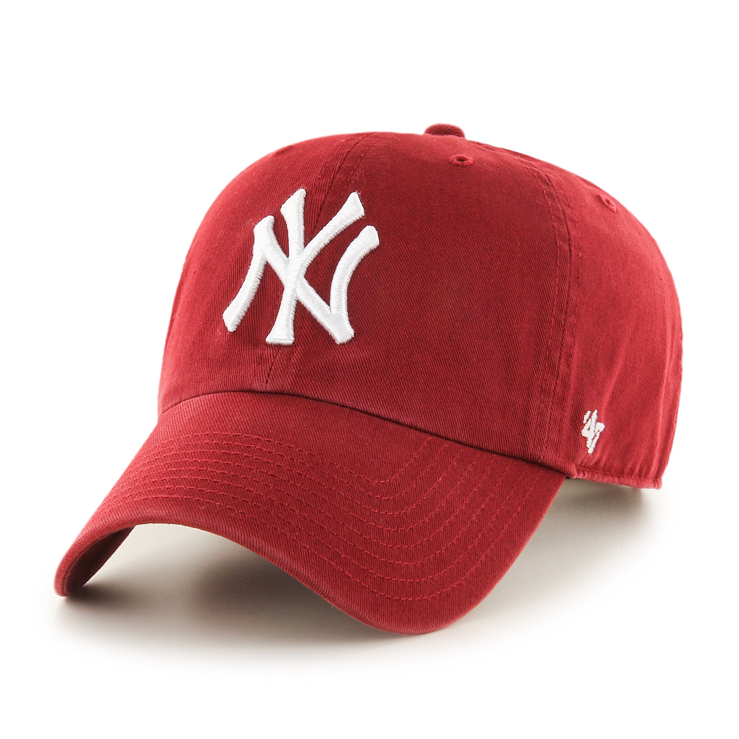 New York Yankees '47 CLEAN UP Razor Red Cap