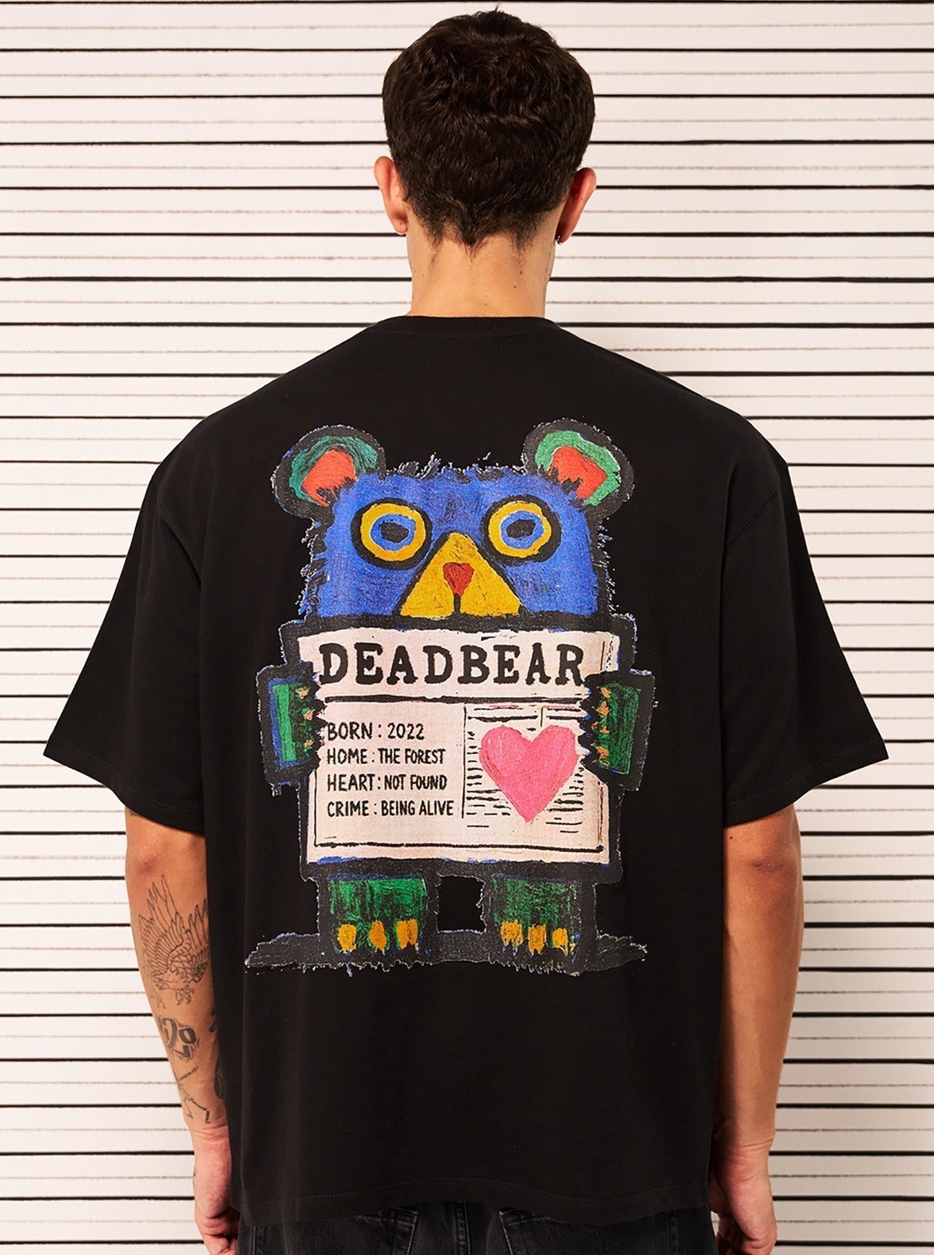 Mugshot Tee Black