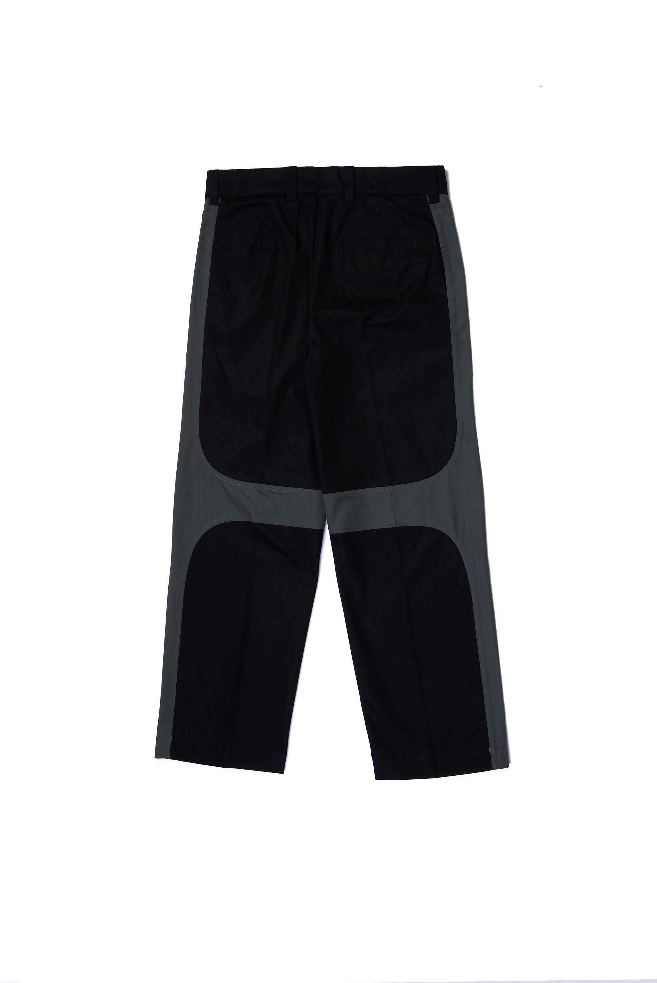 Symbolic cut straight fit trouser