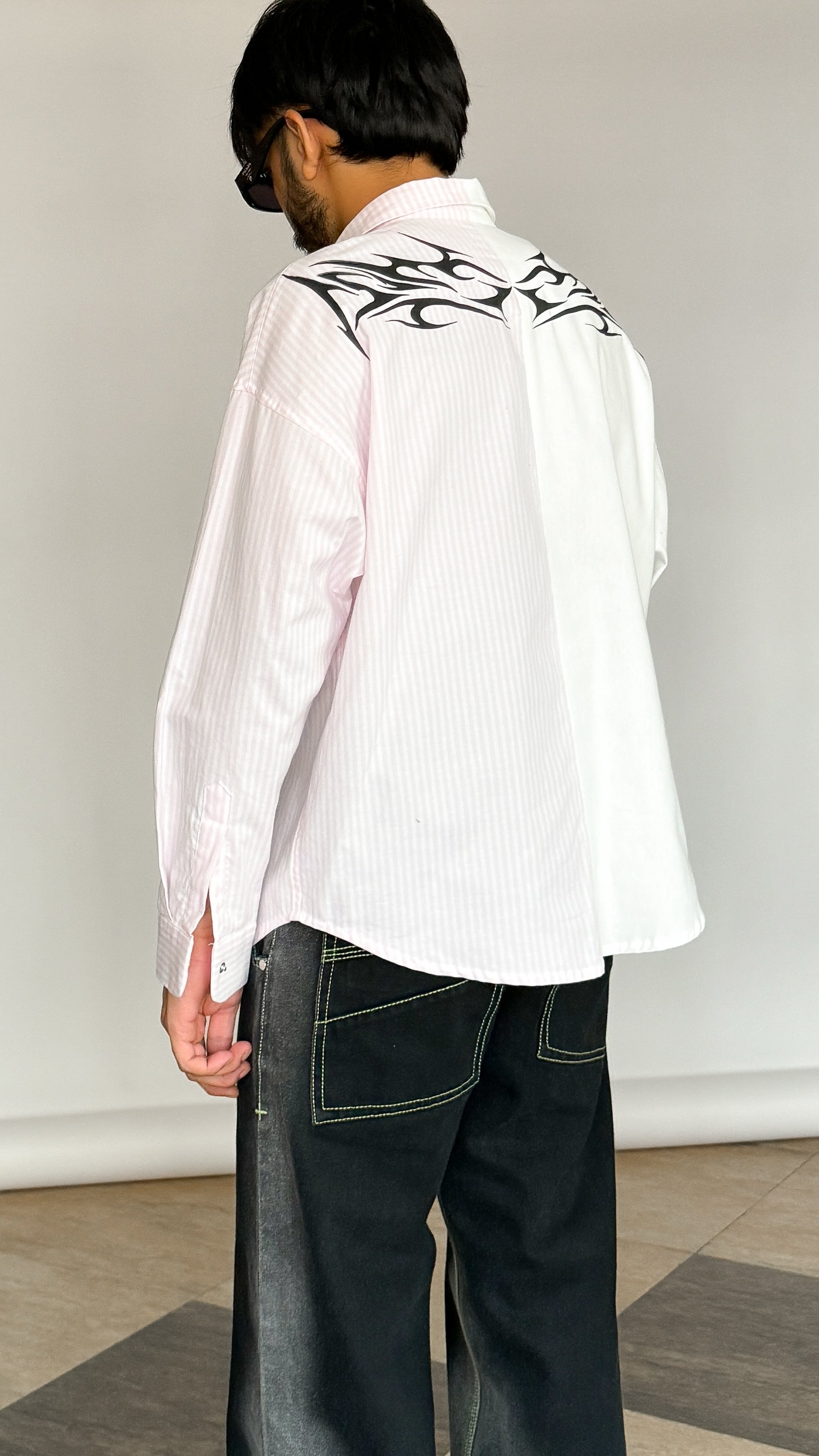 50-50 White-Pink Shirt RTW