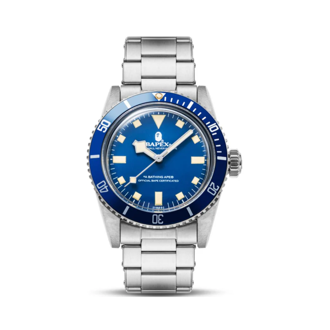 BAPE Classic Type 1 Bapex Watch Blue