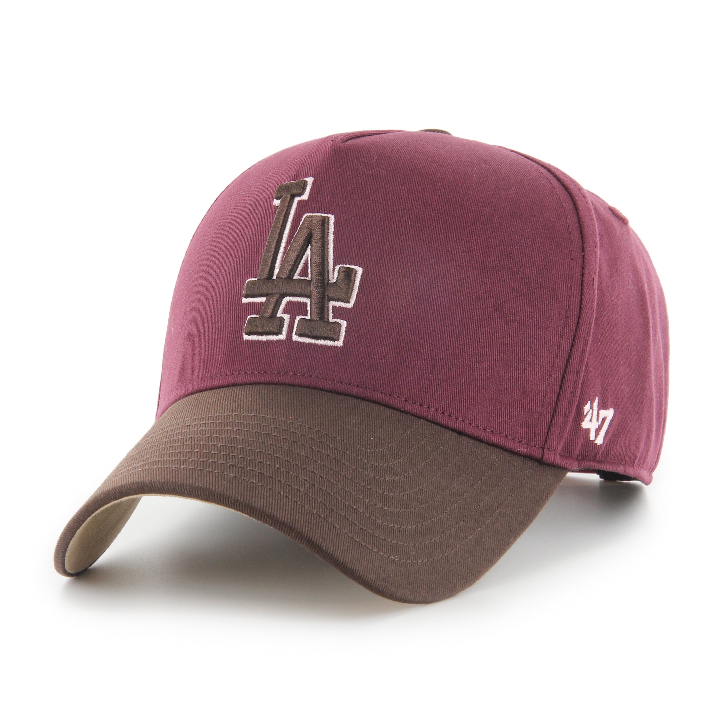 Los Angeles Dodgers Sure Shot TT Cotton ’47 MVP DT Dark Maroon Cap