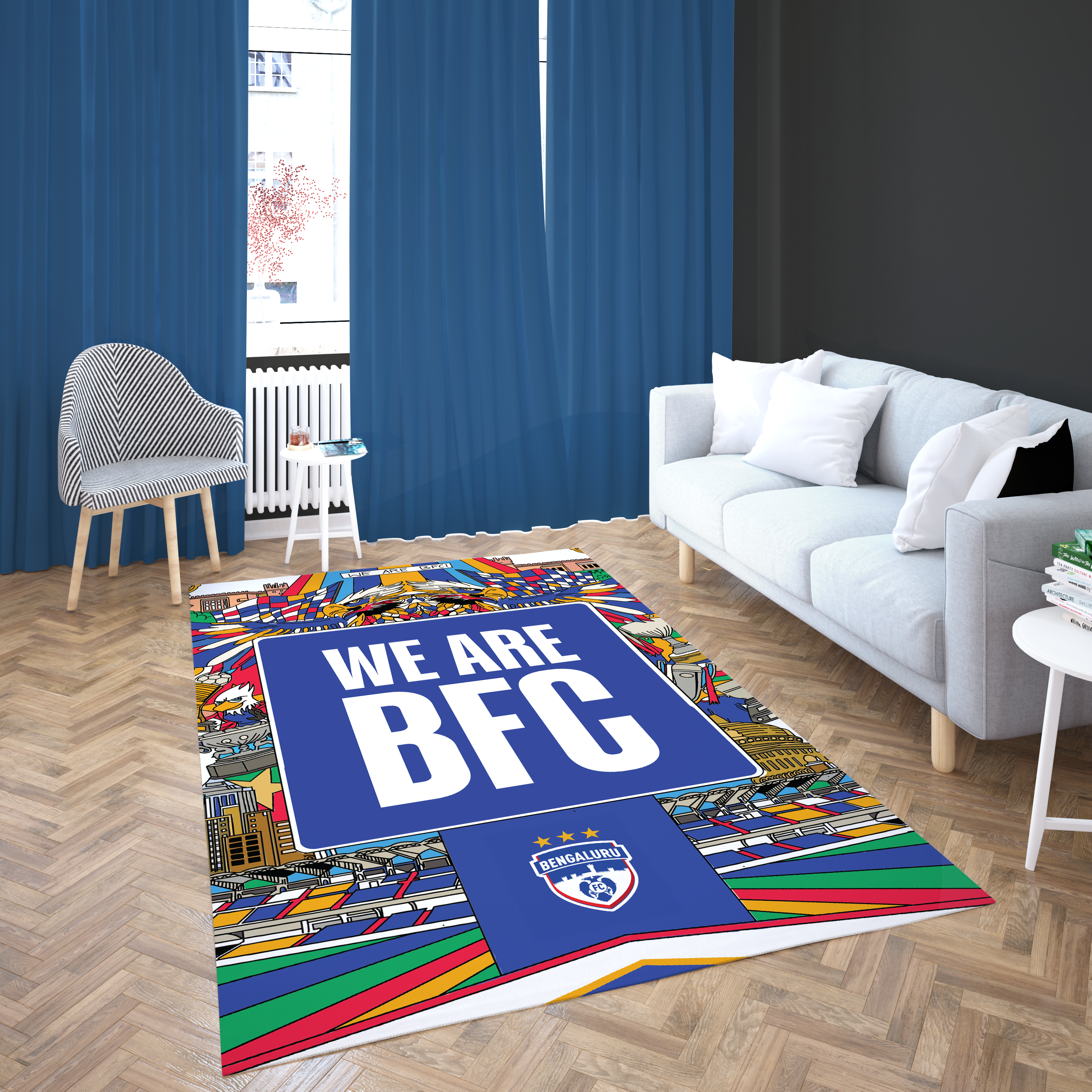 BFC official merchandise  Washable Rug