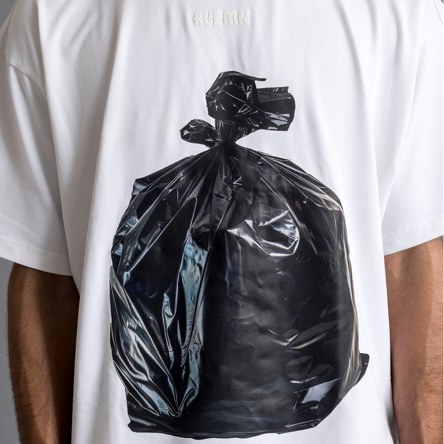 'Garbage bag' T-shirt (White)