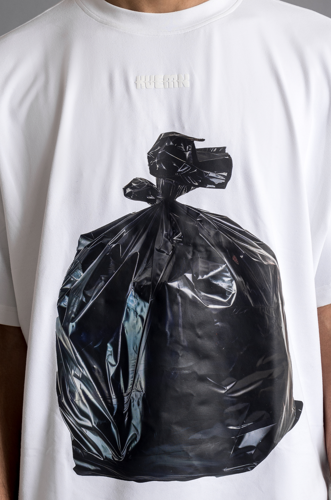 'Garbage bag' T-shirt (White)