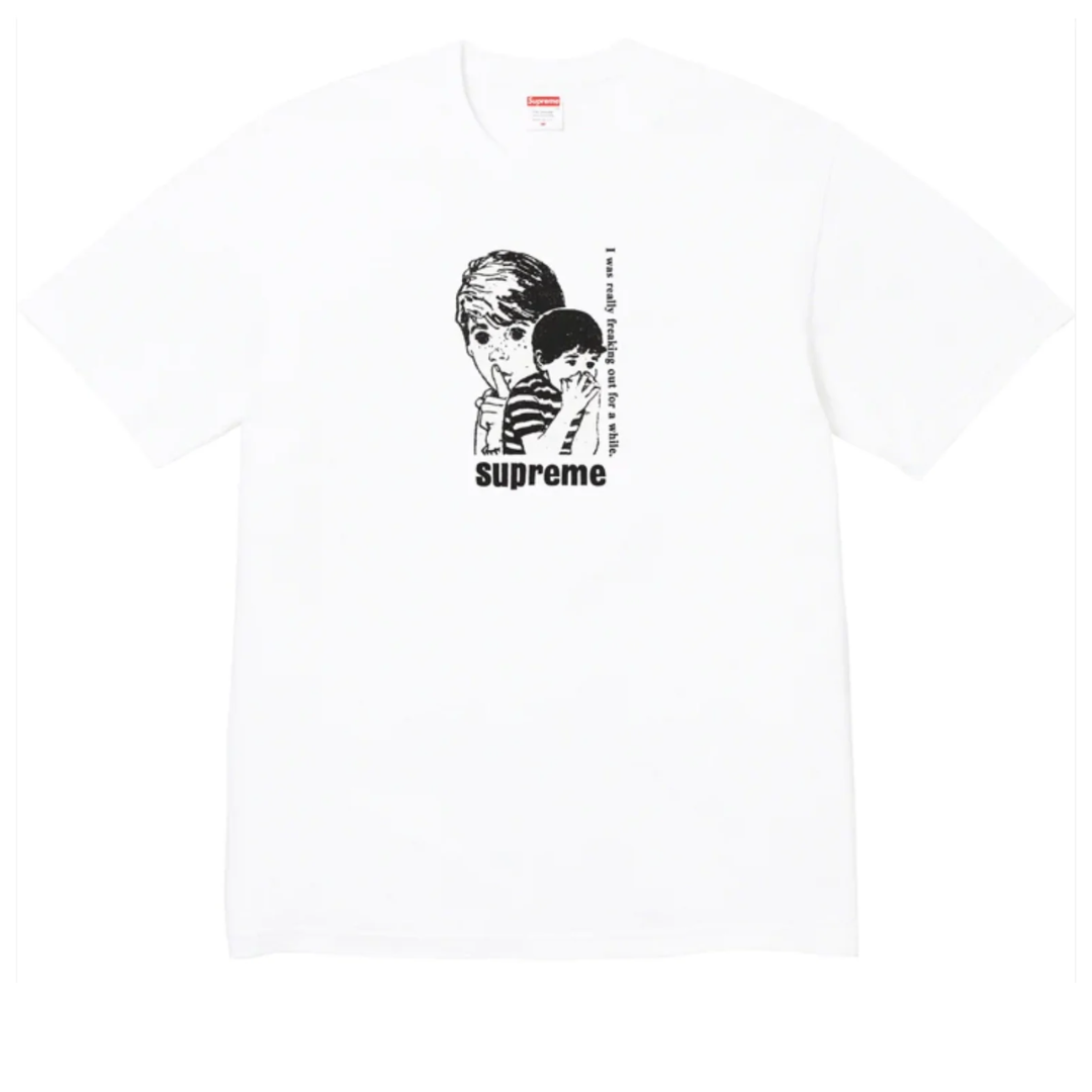 SUPREME TRIPPIN TEE WHITE