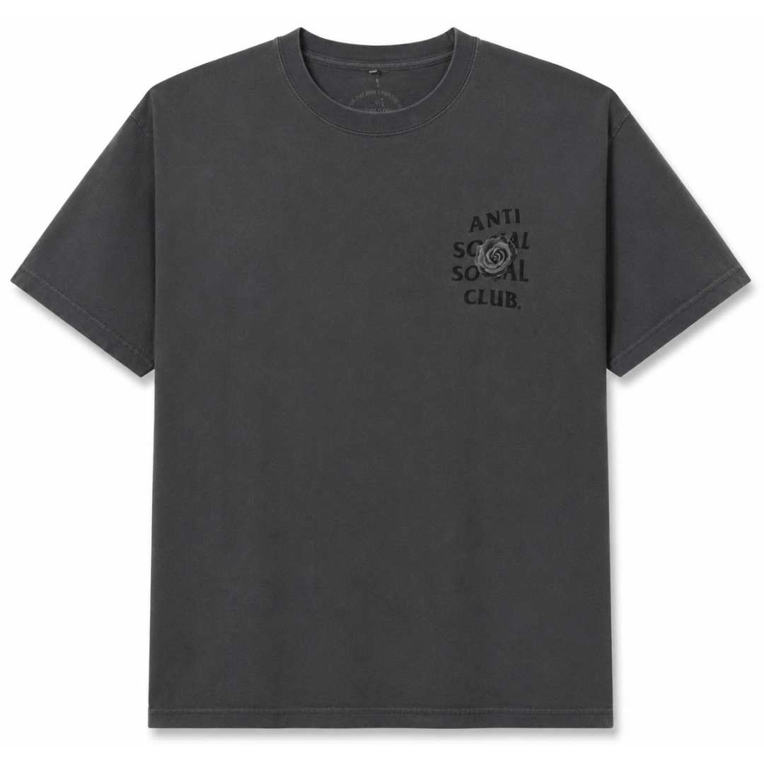 ANTI SOCIAL SOCIAL CLUB HUNG UP BAT EMOJI GRAPHIC TEE GREY