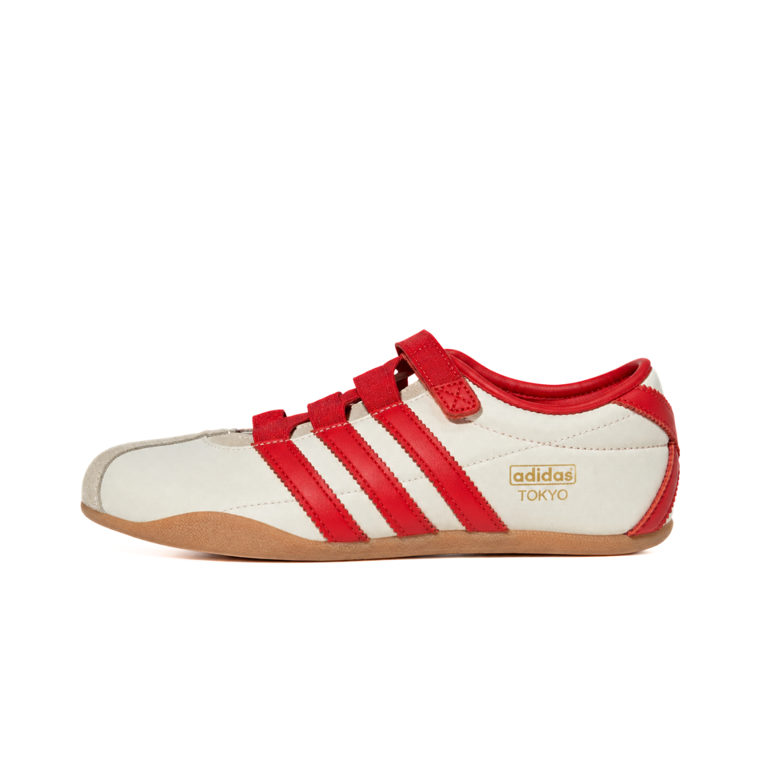 adidas Tokyo MARY JANE Cream White Red Gold Metallic