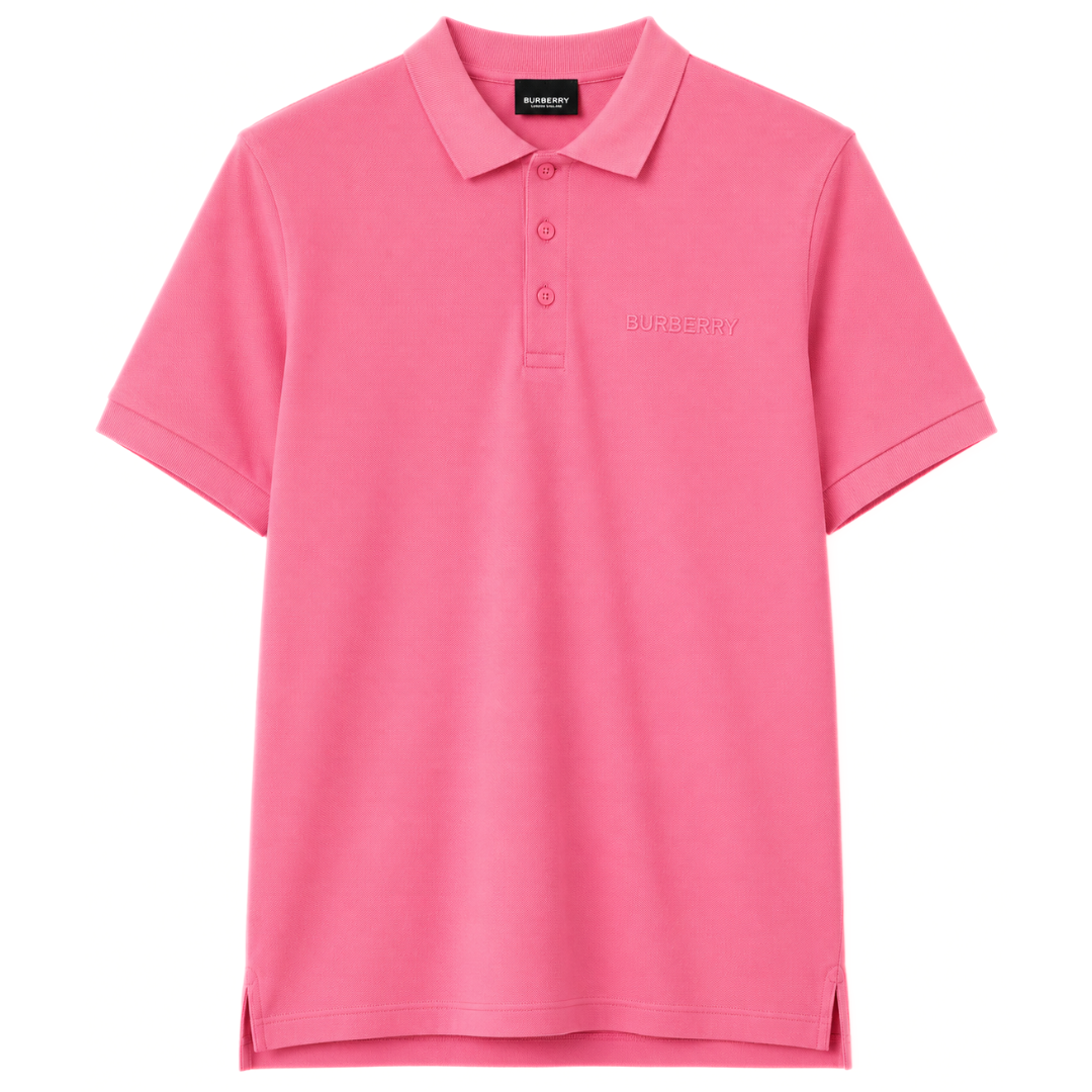BURBERRY POLO T-SHIRT PINK