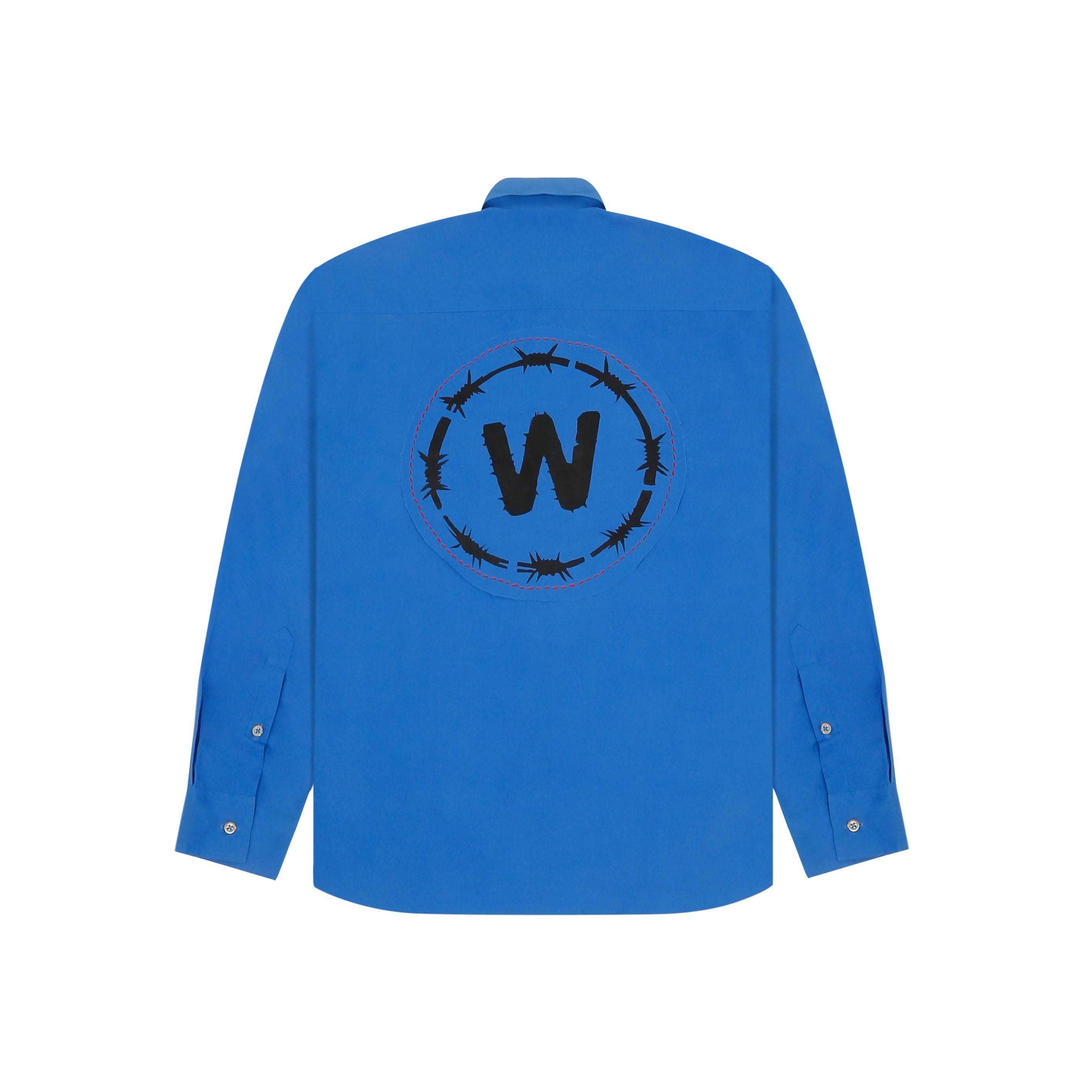 BLUE - LONG SLEEVE SHIRT "HAND PAINTED"