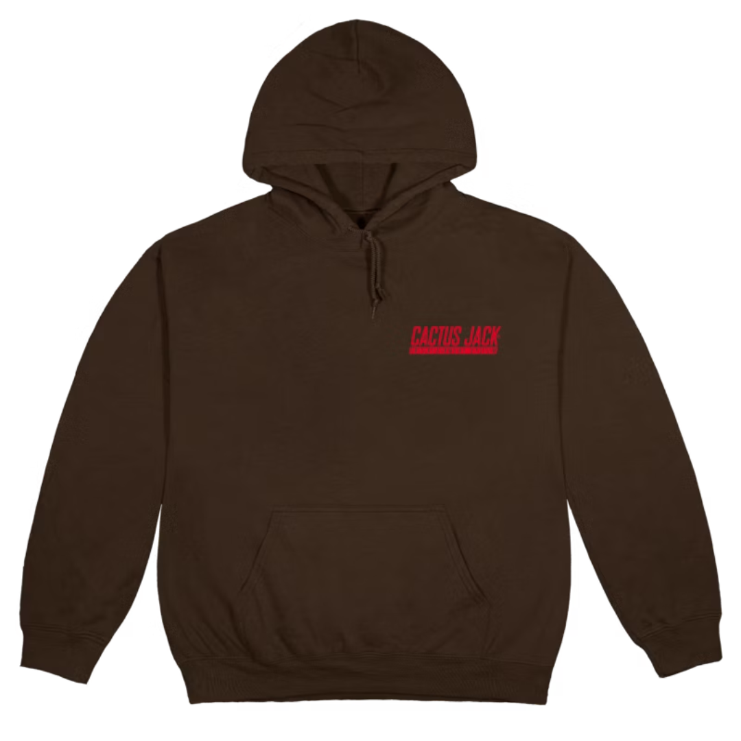 TRAVIS SCOTT CACTUS JACK ENTERTAINMENT HOODIE Brown