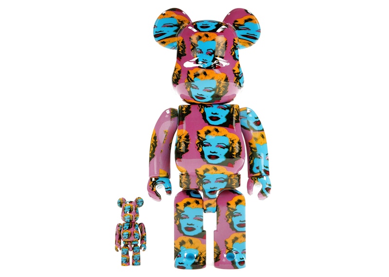 Bearbrick Andy Warhol Marilyn Monroe #2 100% & 400% Set