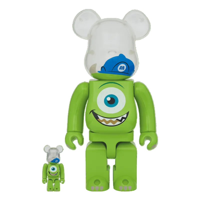 Bearbrick Disney Pixar Monsters, Inc. Mike 100% & 400% Set