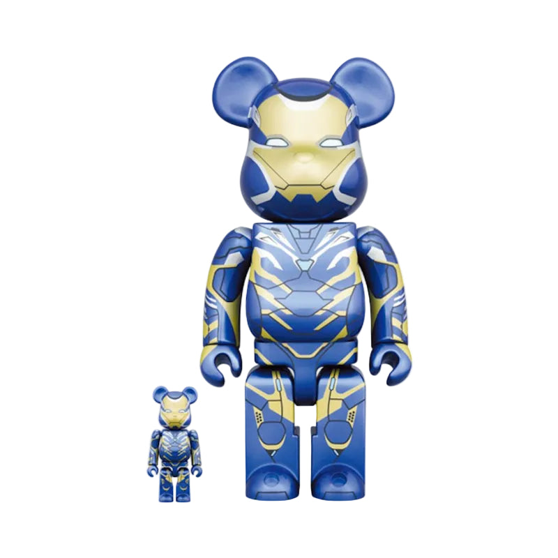 Bearbrick x Marvel Iron Man Rescue Suit 100% & 400% Set