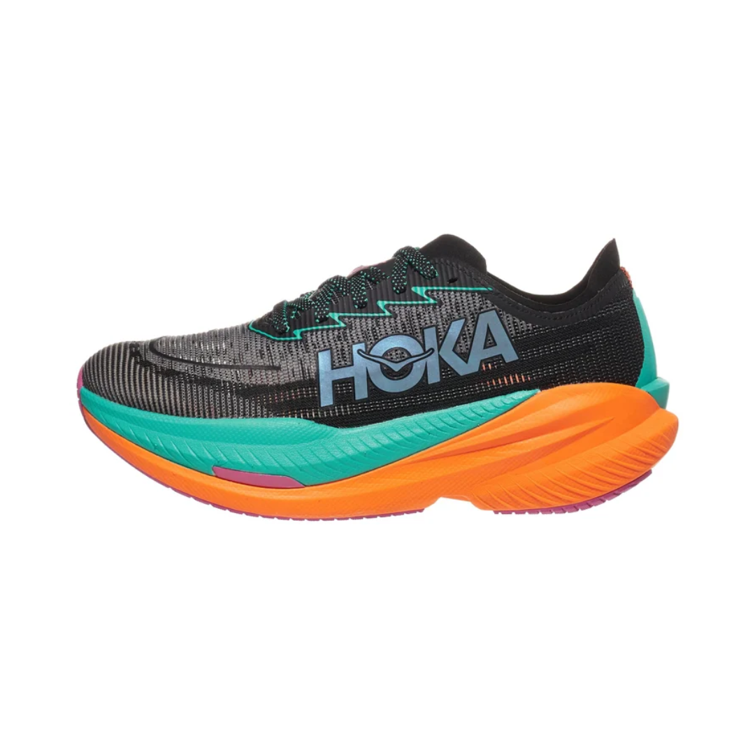 Hoka One One Mach X 2 Black Electric Aqua