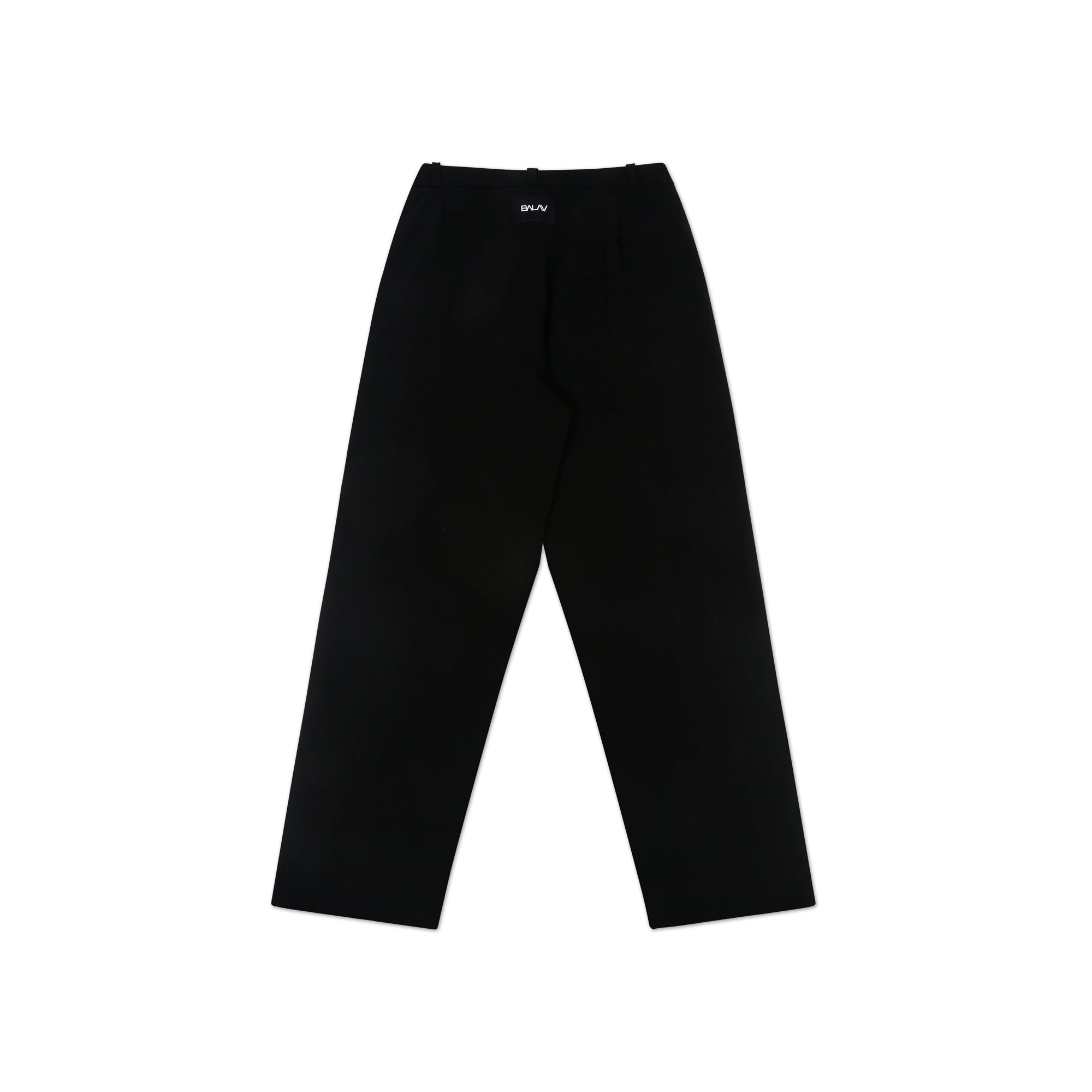 Black Piping Pants