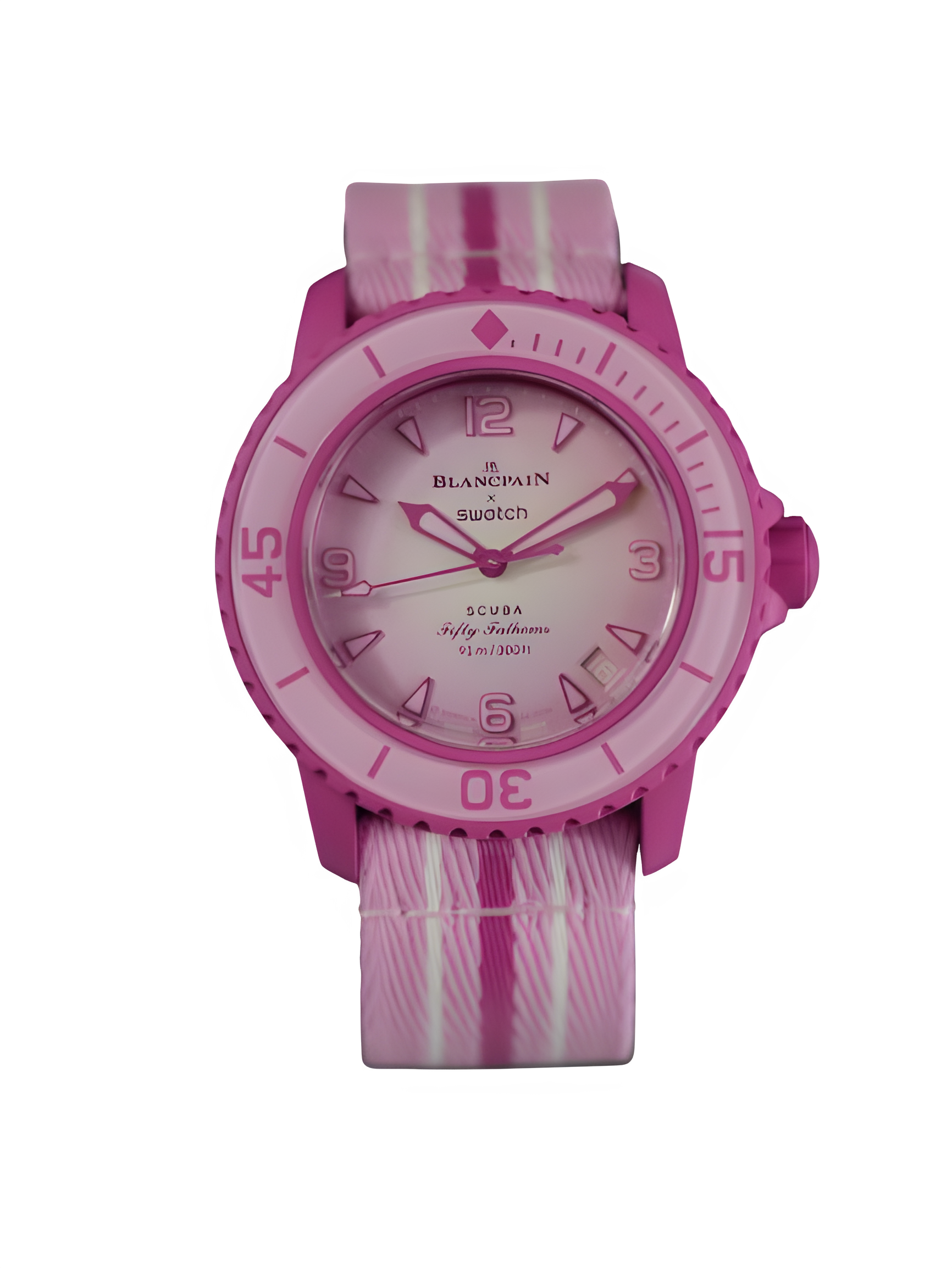 Swatch x Blancpain Bioceramic Scuba Fifty Fathoms PINK OCEAN
