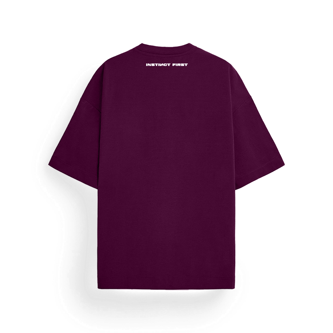 Oversized T-Shirt - (Wilderness Wine)